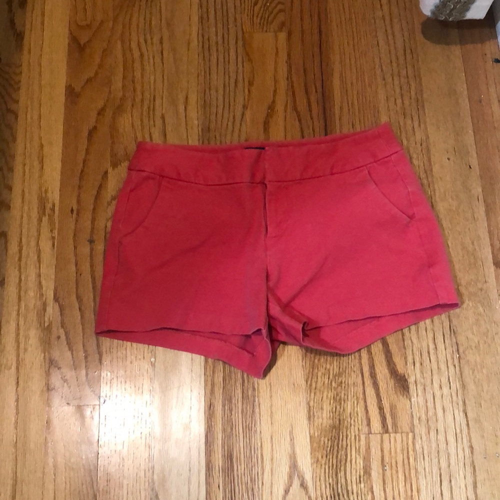 Red shorts
